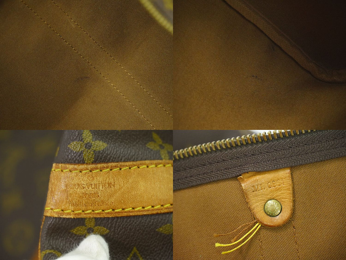 LOUIS VUITTON キーポルバンドリエール 60 モノグラム 2WAY ボストンバッグ M41412