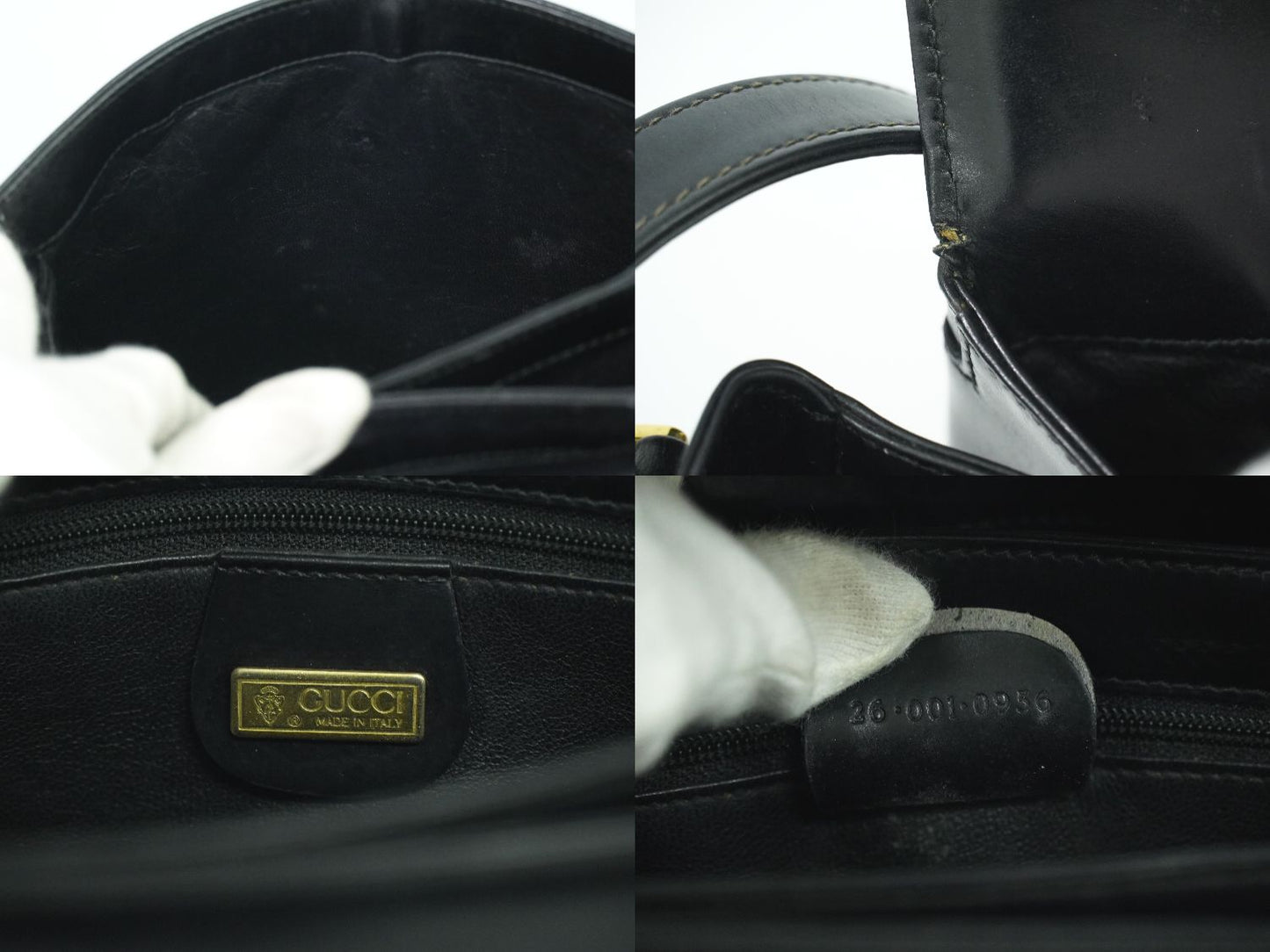 GUCCI オールドグッチ ショルダーバッグ ブラック