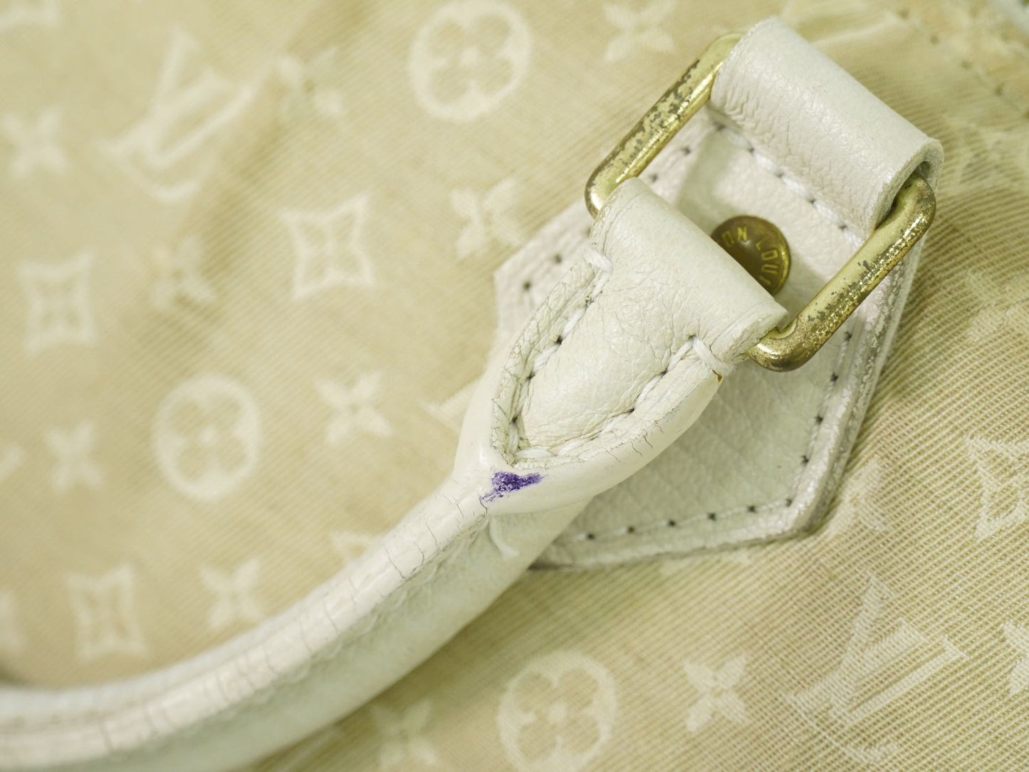LOUIS VUITTON スピーディ 30 モノグラム ミニラン ミニボストンバッグ デュンヌ M95319