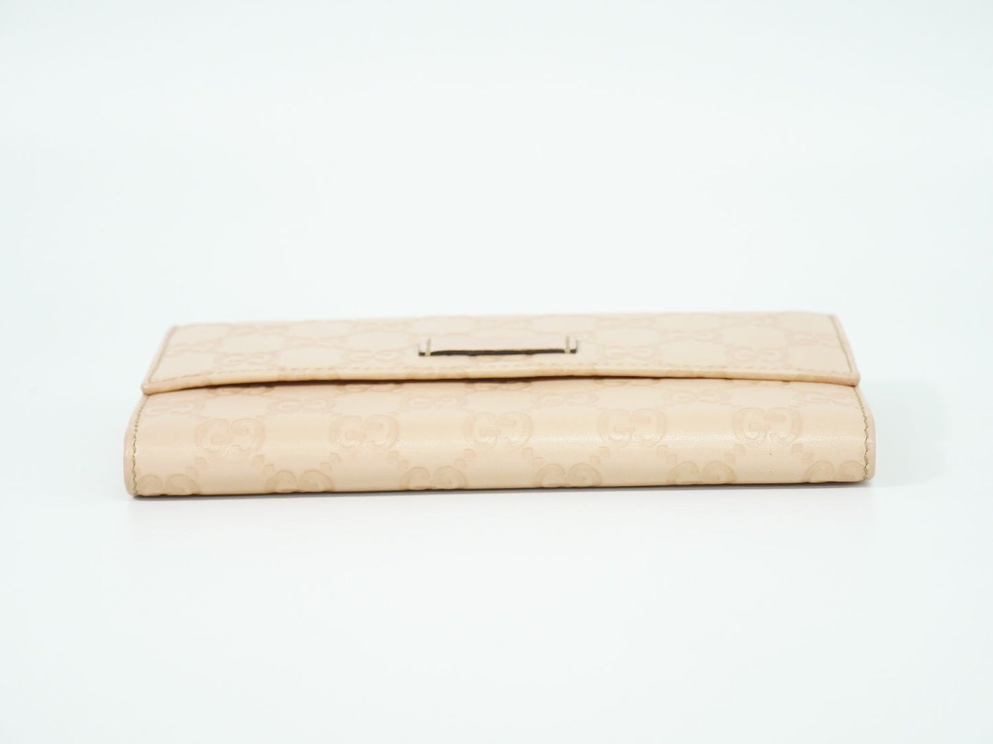 GUCCI グッチシマ レザー 長財布 ピンク 190336