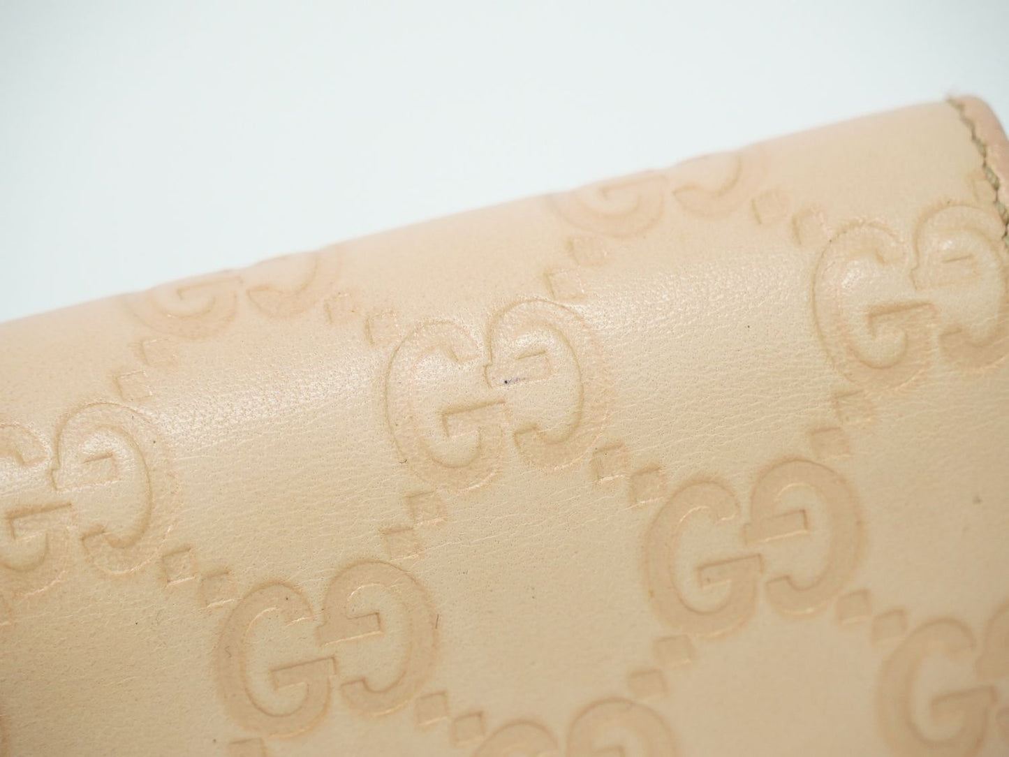 GUCCI グッチシマ レザー 長財布 ピンク 190336