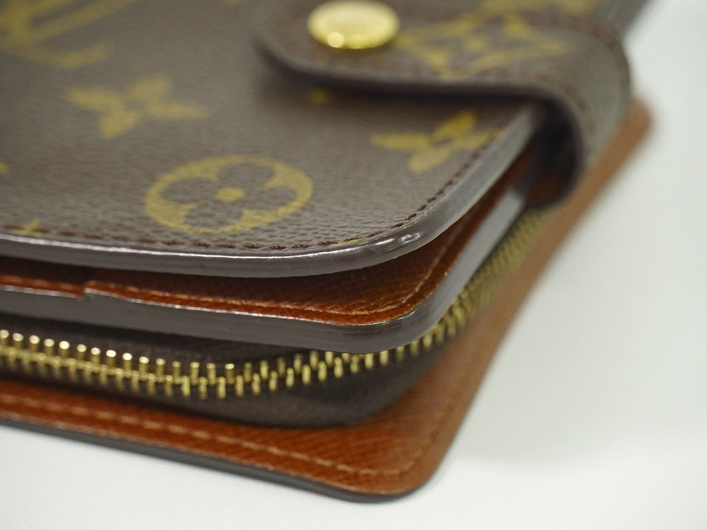 LOUIS VUITTON コンパクトジップ モノグラム 折財布 M61667