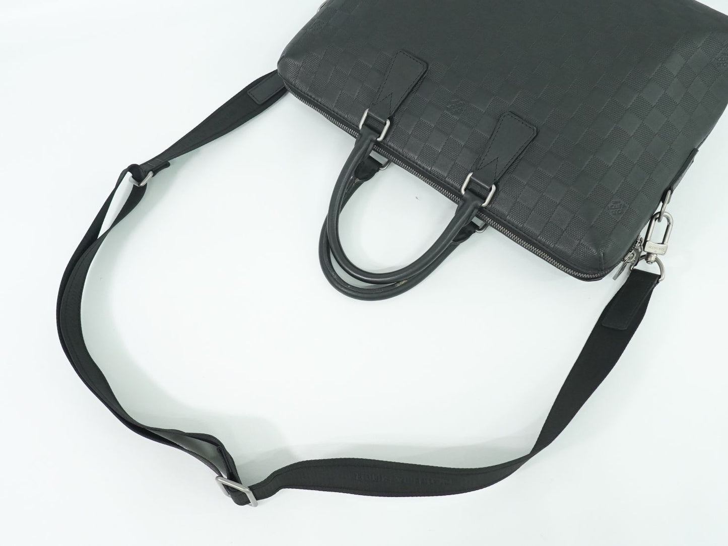 LOUIS VUITTON ポルトドキュマン ジュール ダミエ アンフィニ 2WAY ビジネスバッグ オニキス N41248