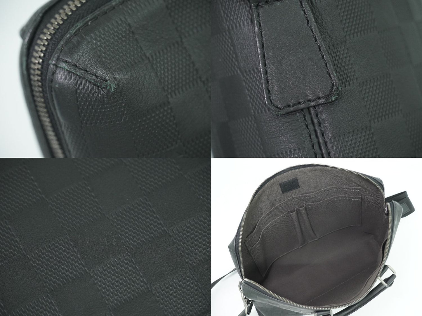 LOUIS VUITTON ポルトドキュマン ジュール ダミエ アンフィニ 2WAY ビジネスバッグ オニキス N41248