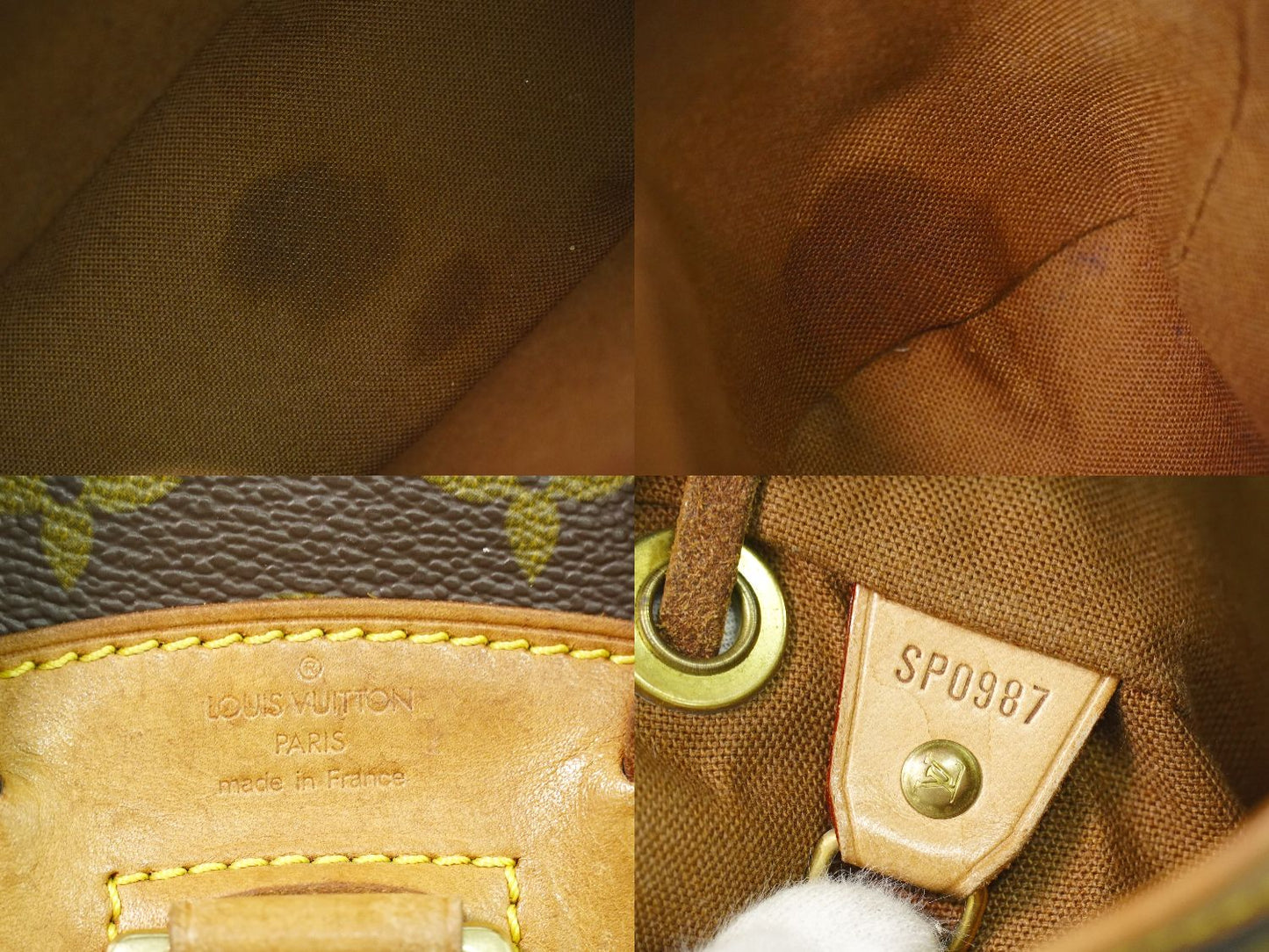 LOUIS VUITTON ミニ モンスリ モノグラム リュックサック M51137