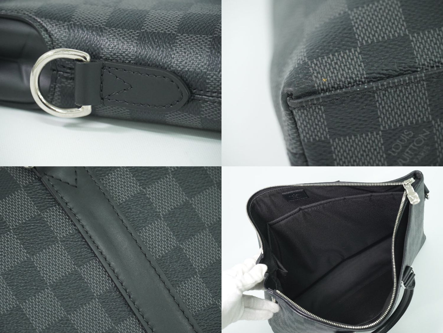LOUIS VUITTON アントン ダミエ グラフィット ブリーフケース N40024