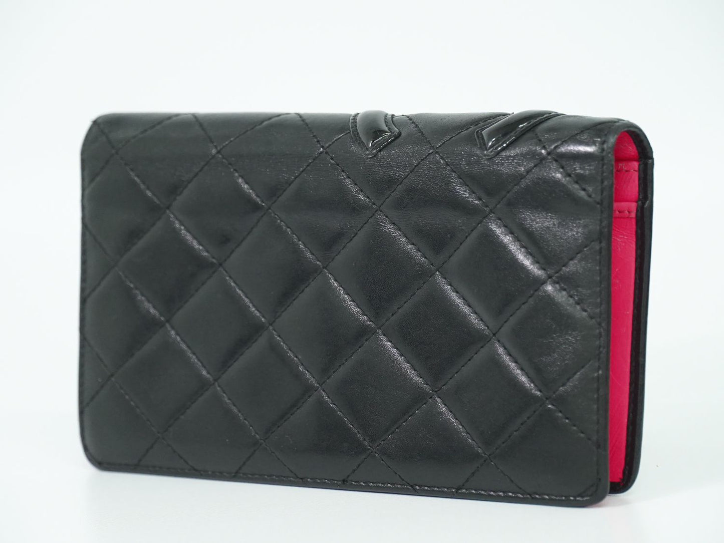 CHANEL ココマーク カンボンライン 長財布 ブラック