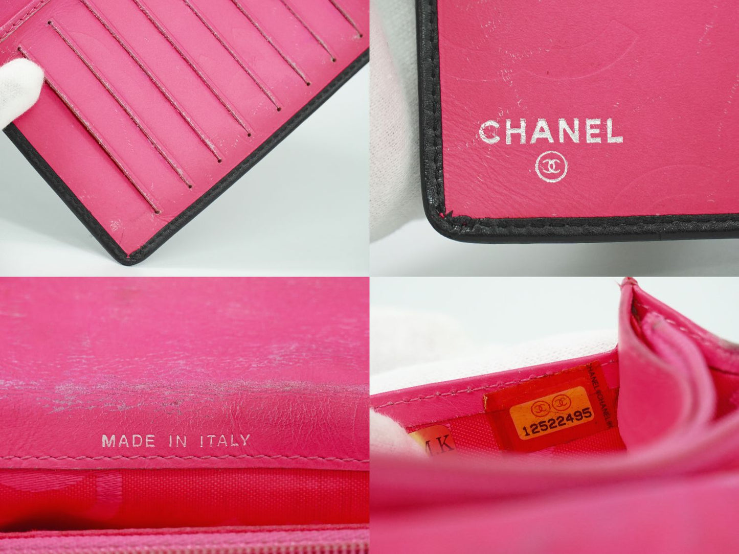 CHANEL ココマーク カンボンライン 長財布 ブラック