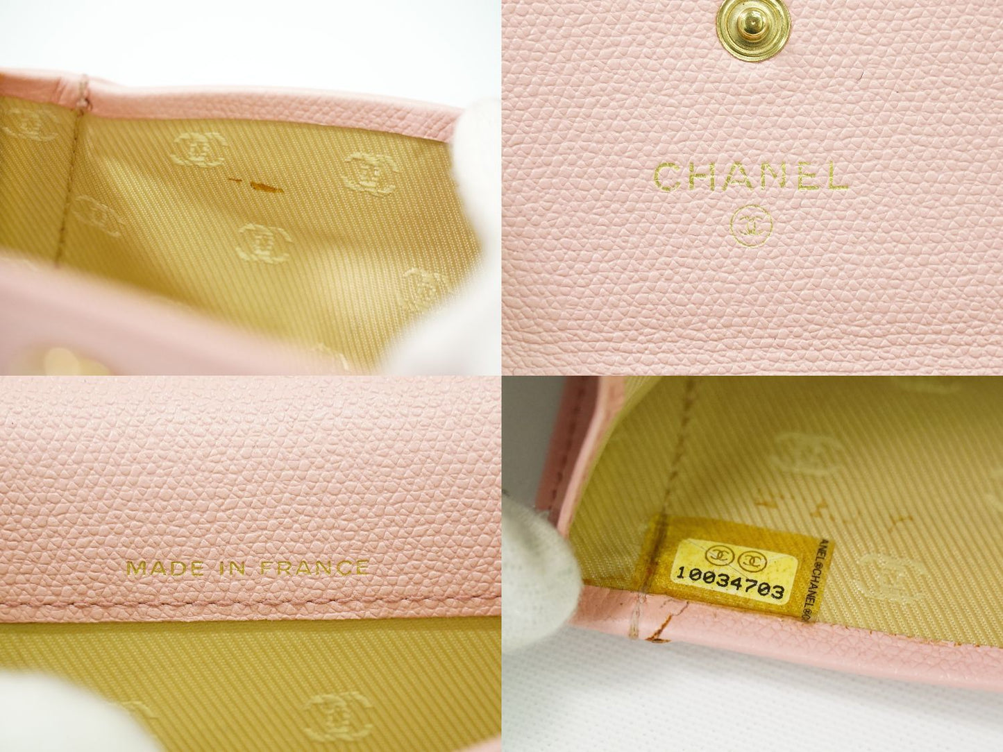CHANEL ココマーク ココボタン コインケース ピンク