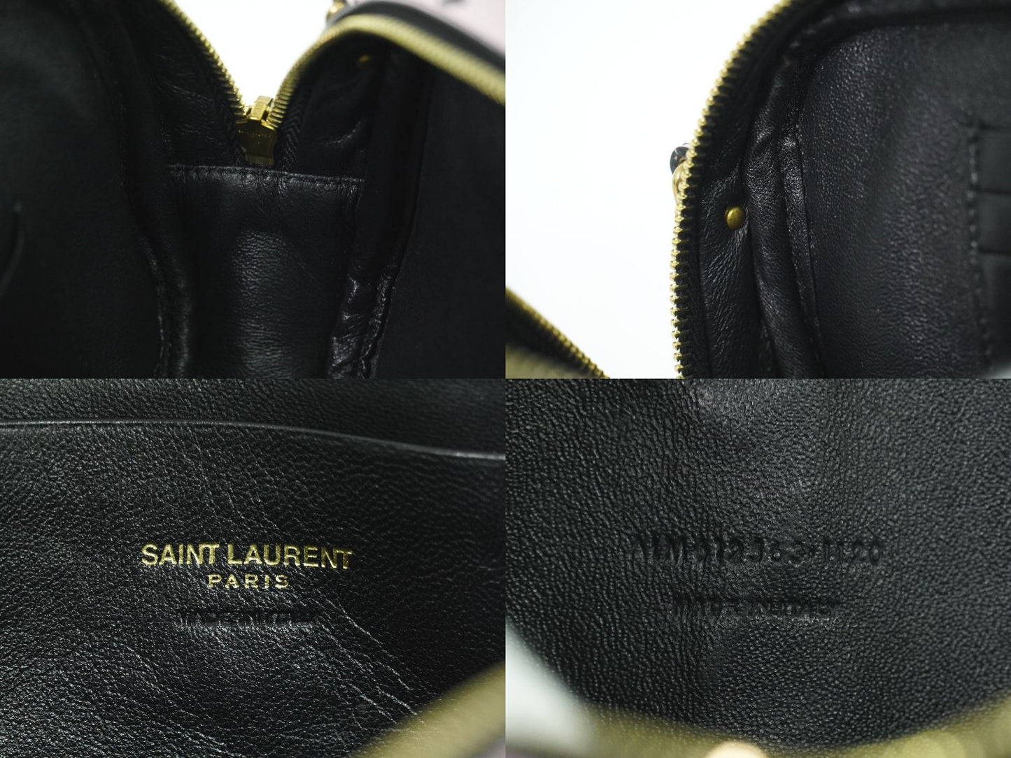 SAINT LAURENT ルー タッセル ショルダーバッグ ピンク ブラック 612563