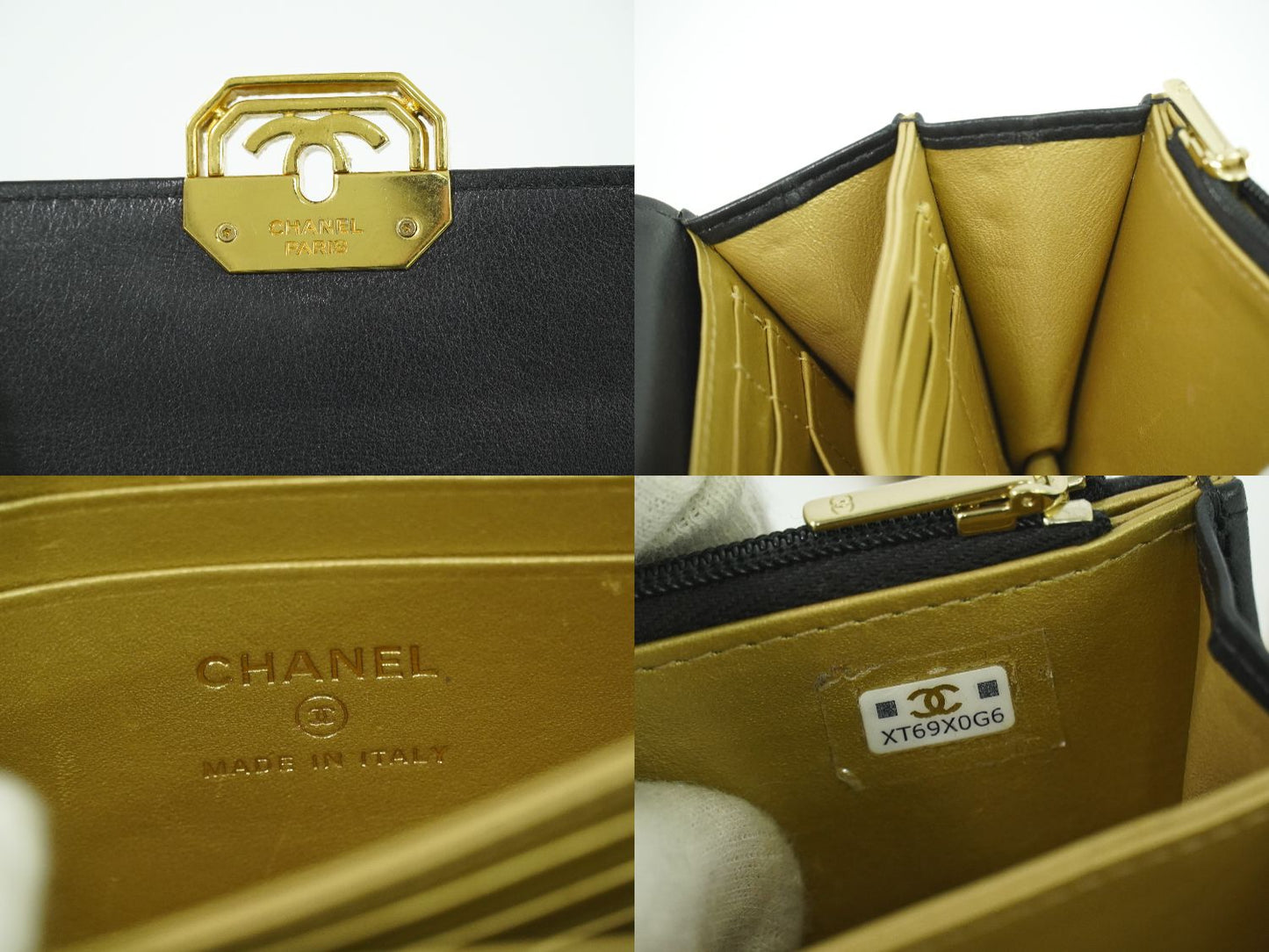 CHANEL ココマーク マトラッセ ショルダーバッグ ブラック