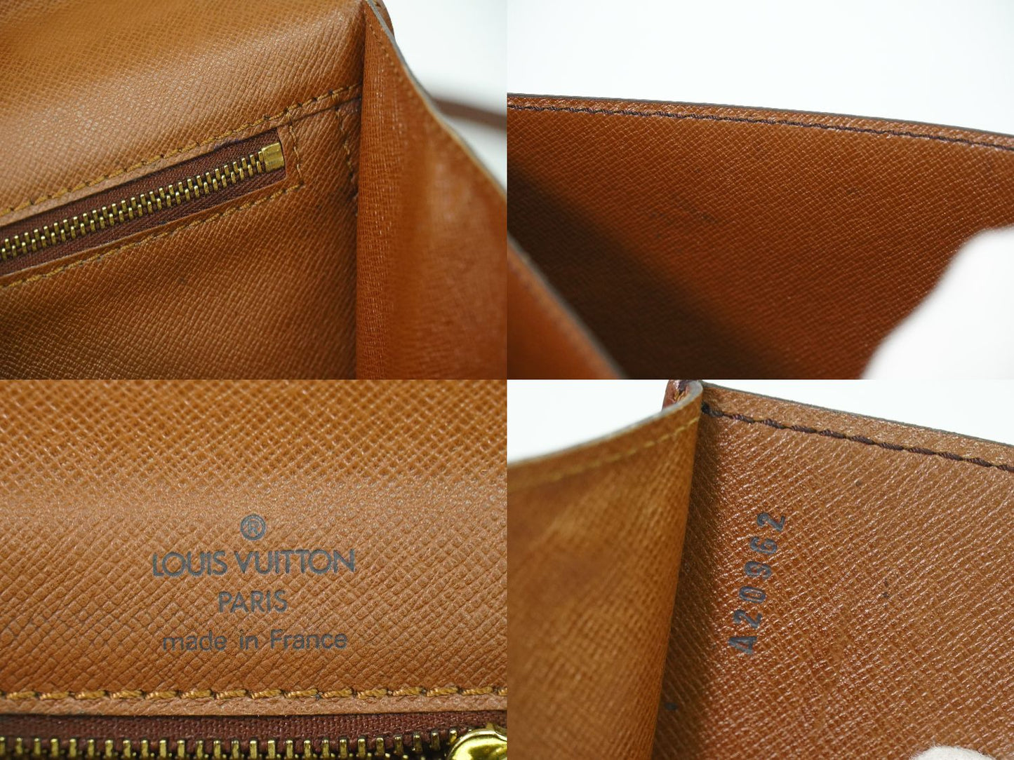 LOUIS VUITTON モンソー モノグラム 2WAY ショルダーバッグ ブラウン M51185
