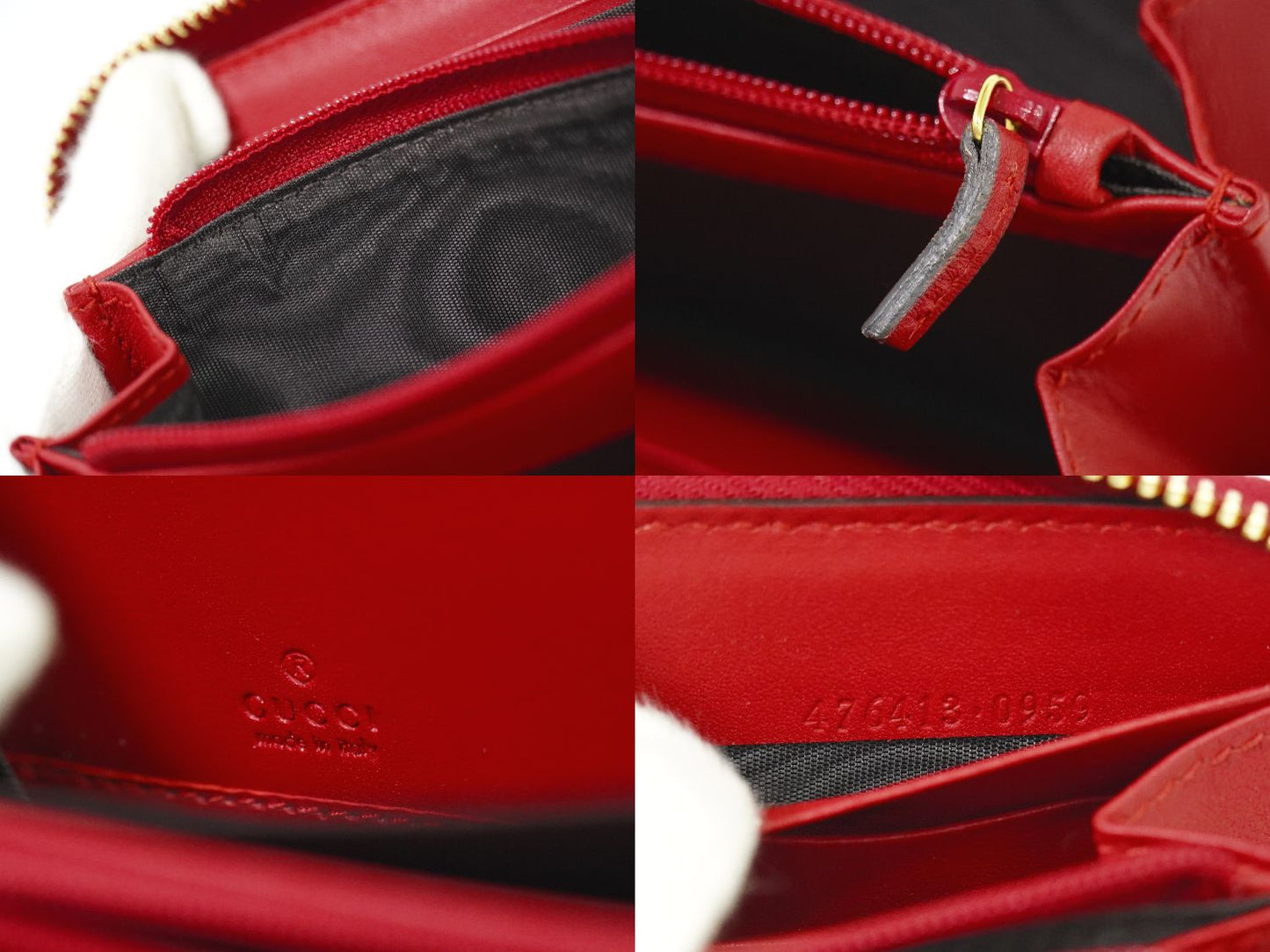 GUCCI GGスプリーム 長財布 ベージュ マルチカラー 476413