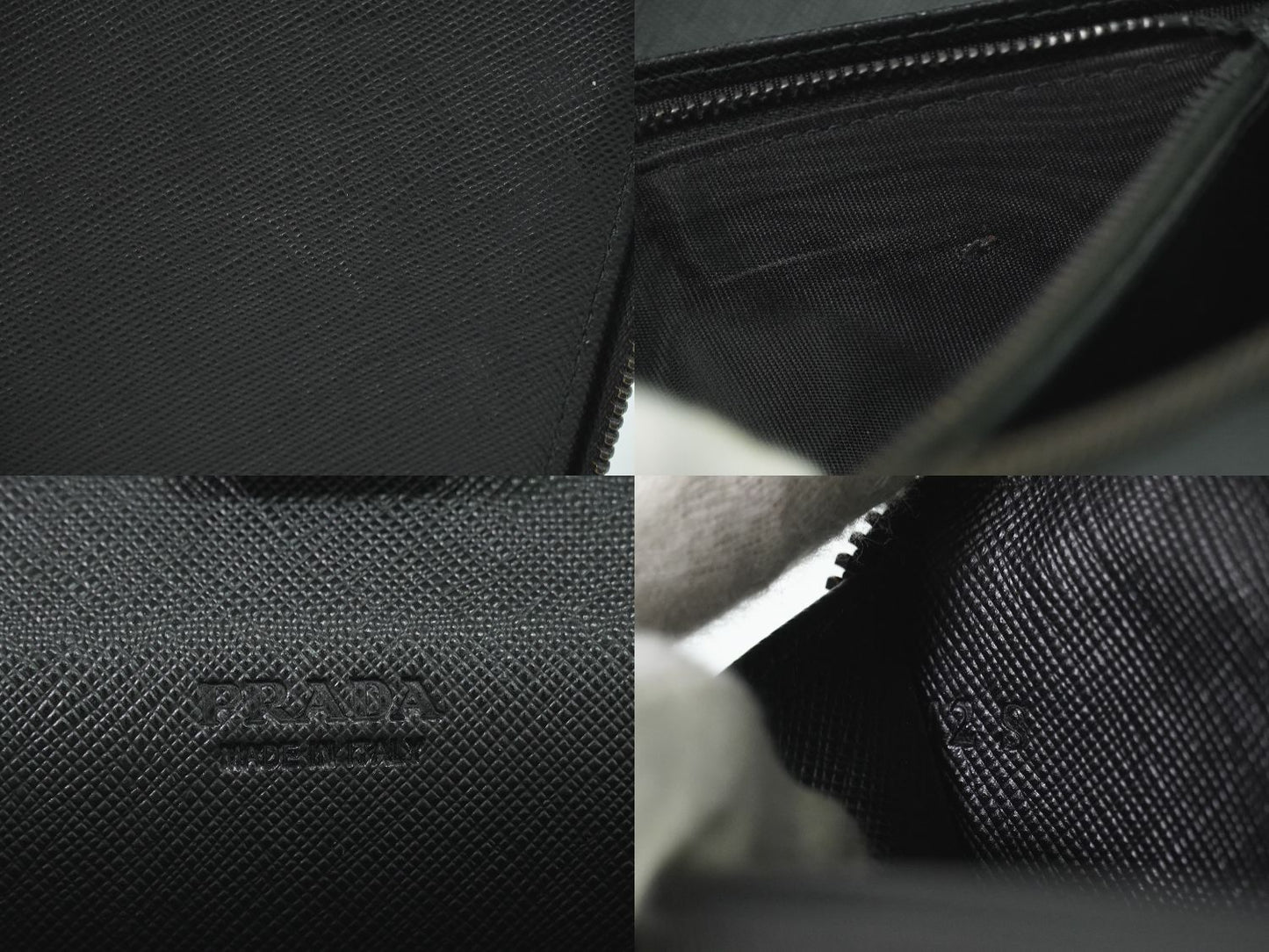 PRADA サフィアーノ 長財布 ブラック