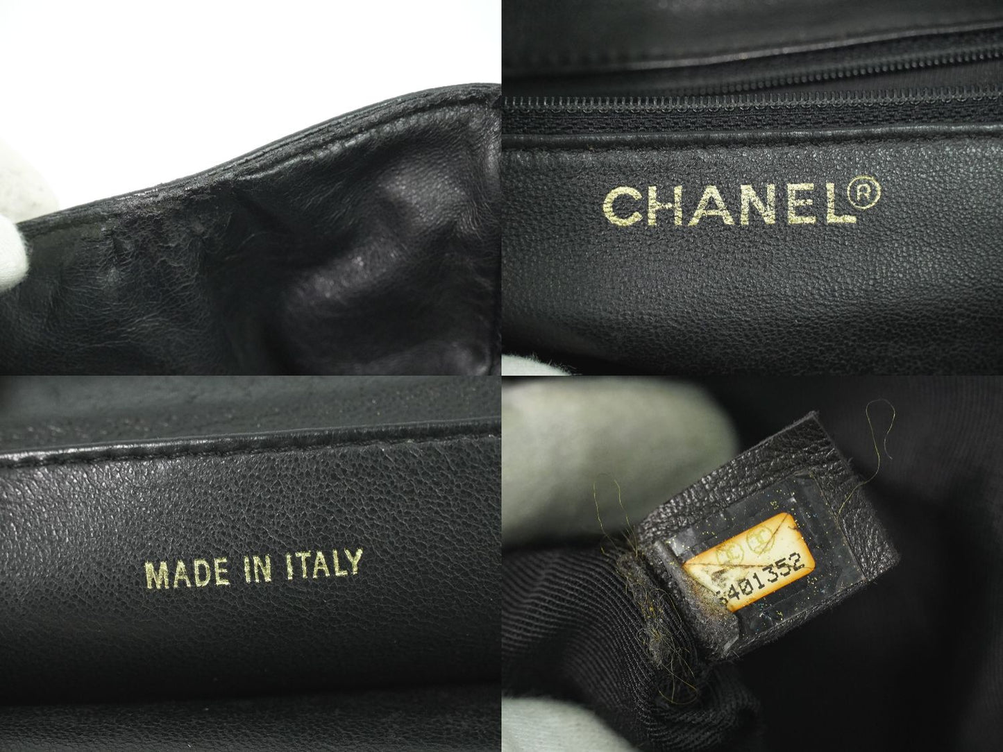 CHANEL ココマーク マトラッセ トートバッグ ブラック