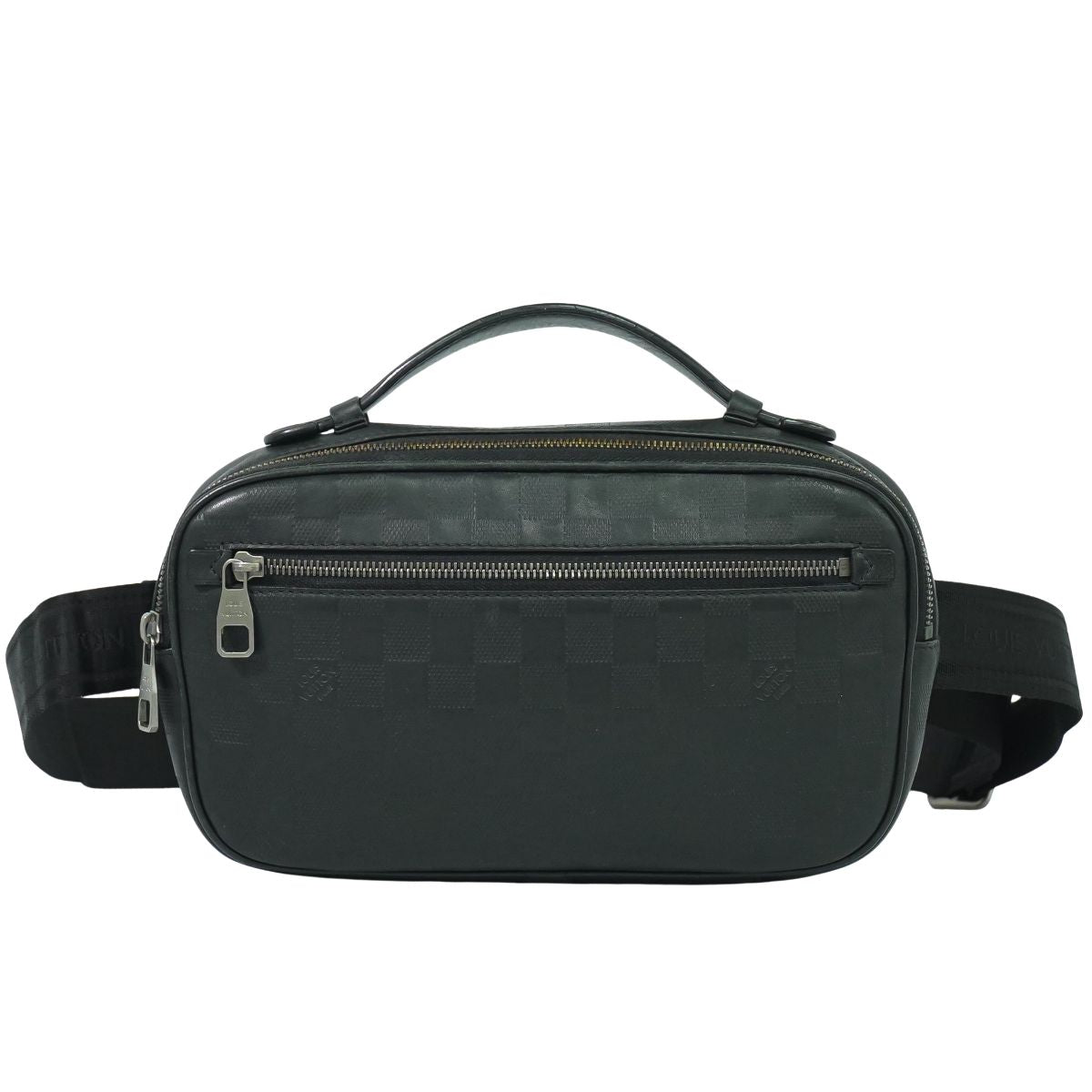 LOUIS VUITTON アンプレール ダミエアンフィニ ボディバッグ ブラック N41288