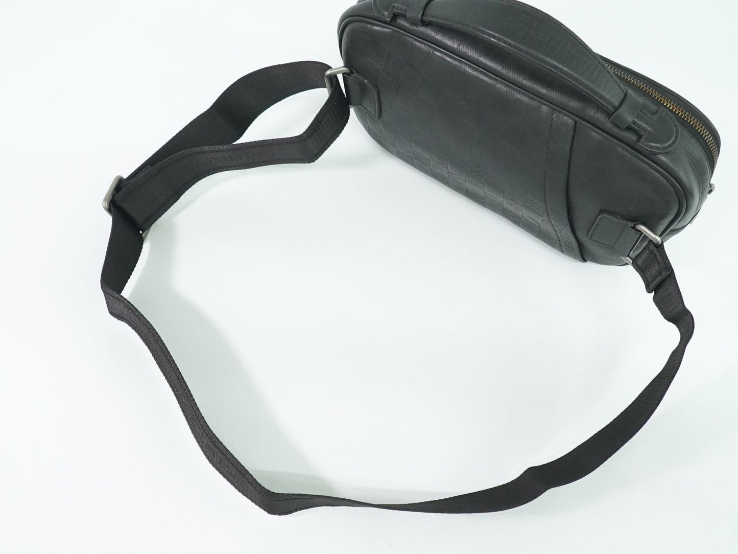 LOUIS VUITTON アンプレール ダミエアンフィニ ボディバッグ ブラック N41288