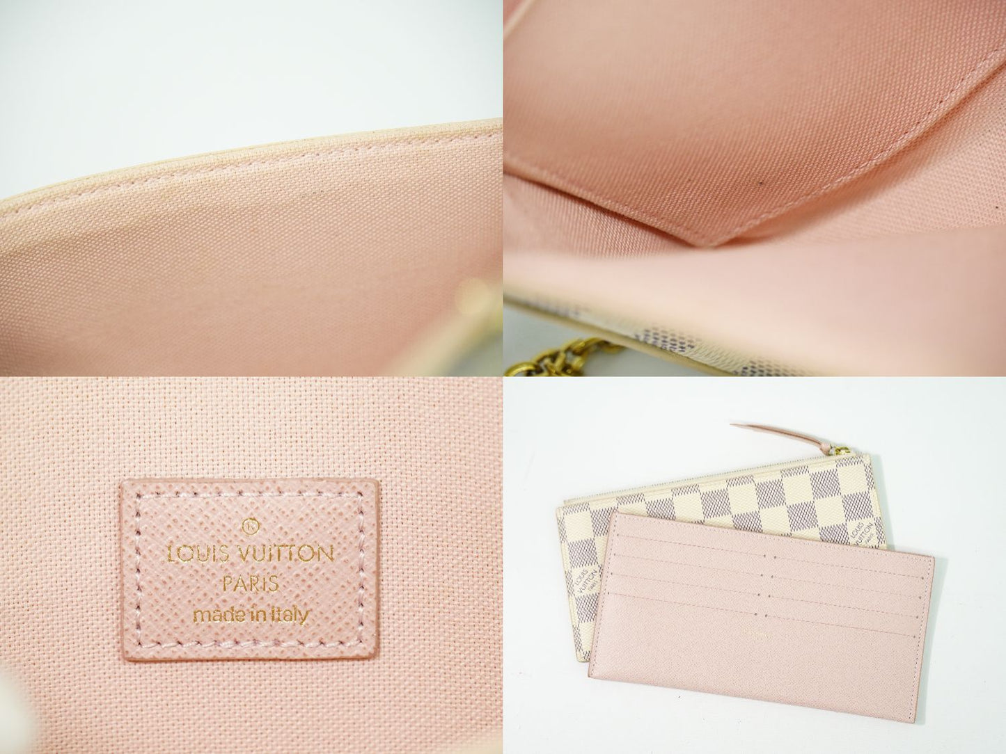 LOUIS VUITTON ポシェット フェリシー ダミエ アズール チェーン ショルダーバッグ N63106