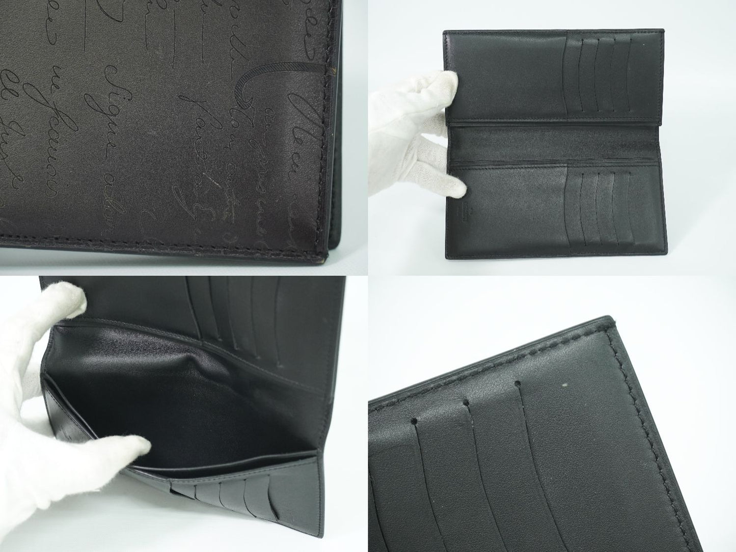 BERLUTI カリグラフィ 長財布 札入れ ブラック