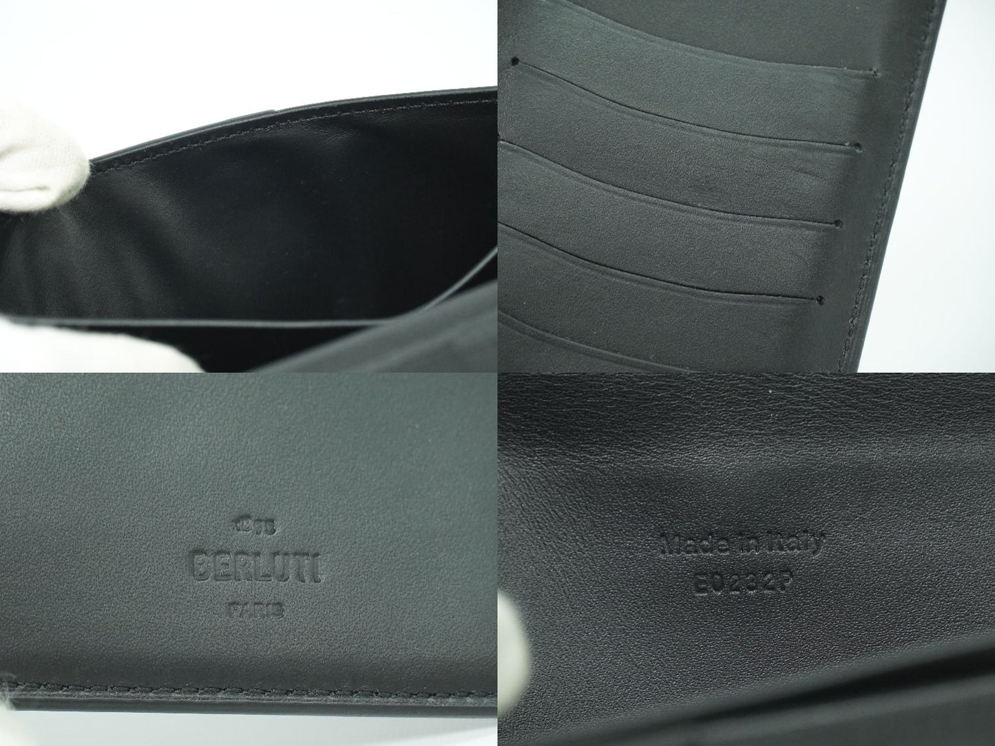 BERLUTI カリグラフィ 長財布 札入れ ブラック