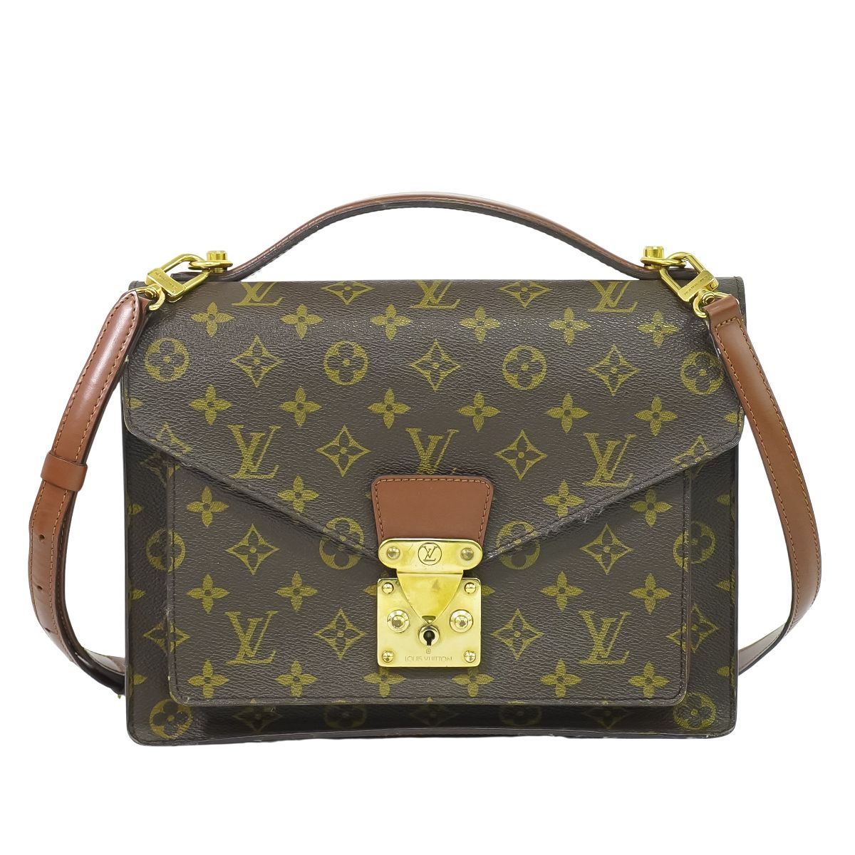 LOUIS VUITTON モンソー モノグラム 2WAY ショルダーバッグ M51185