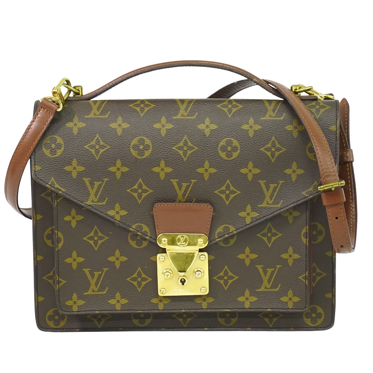LOUIS VUITTON モンソー モノグラム 2WAY ショルダーバッグ M51185