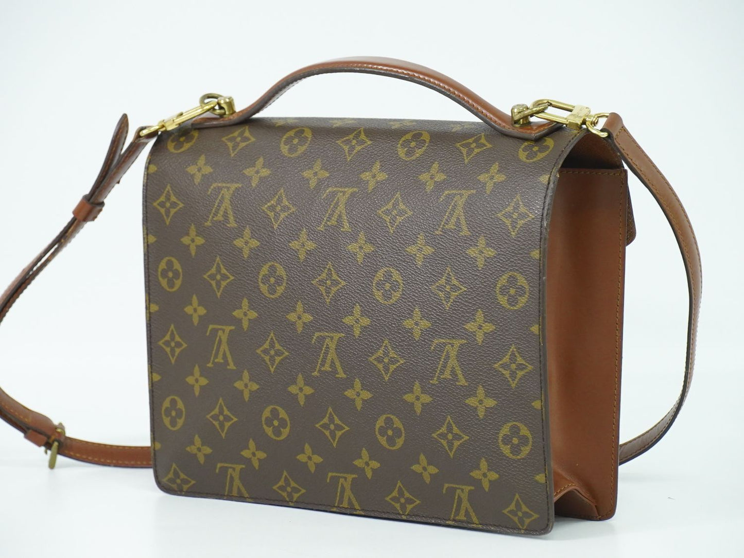 LOUIS VUITTON モンソー モノグラム 2WAY ショルダーバッグ M51185