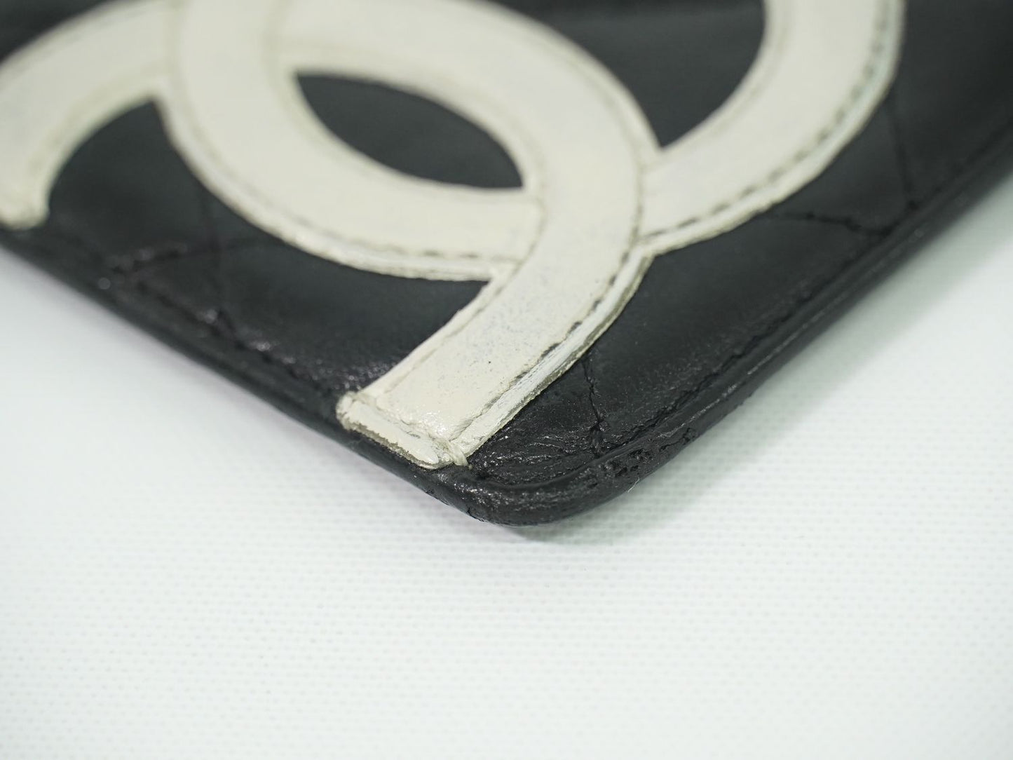 CHANEL ココマーク カンボンライン カードケース ブラック