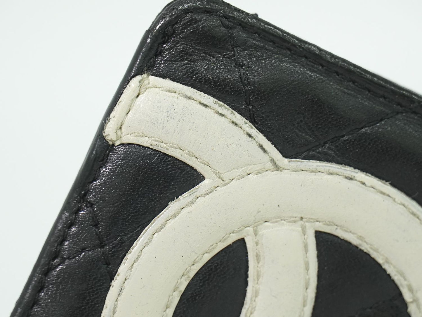 CHANEL ココマーク カンボンライン カードケース ブラック