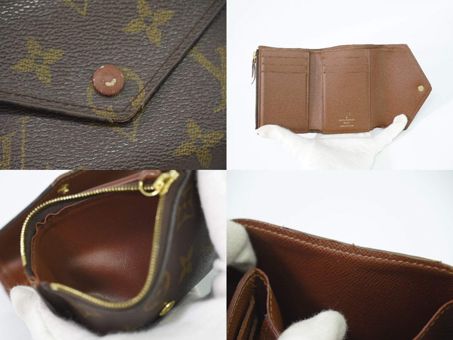 LOUIS VUITTON ポルトフォイユ ヴィクトリーヌ モノグラム 折財布 M62472