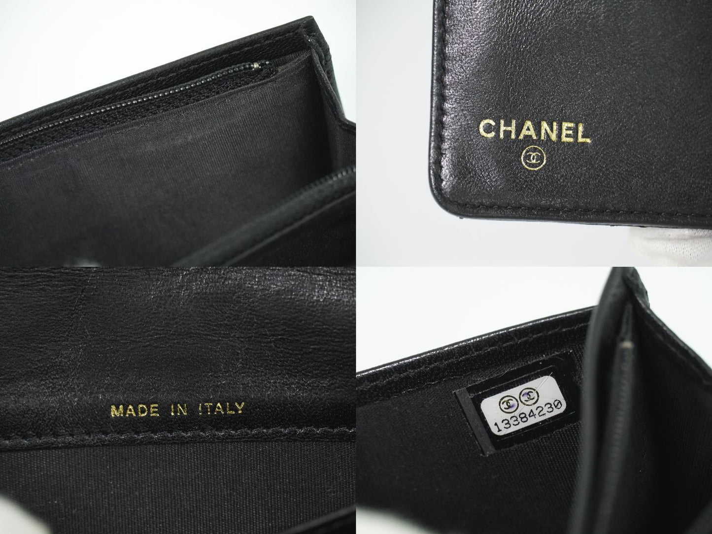 CHANEL ココマーク マトラッセ バレンタイン限定 長財布 ブラック