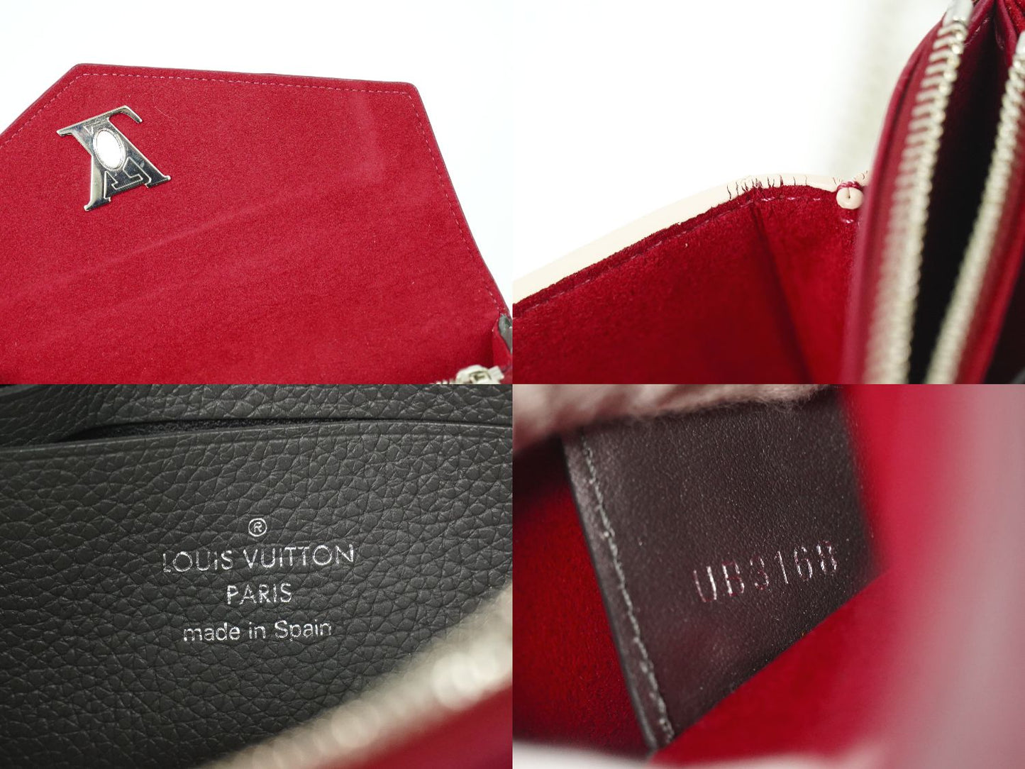 LOUIS VUITTON ポシェット ロックミー レザー ショルダーバッグ リドゥヴァン クレーム M63470