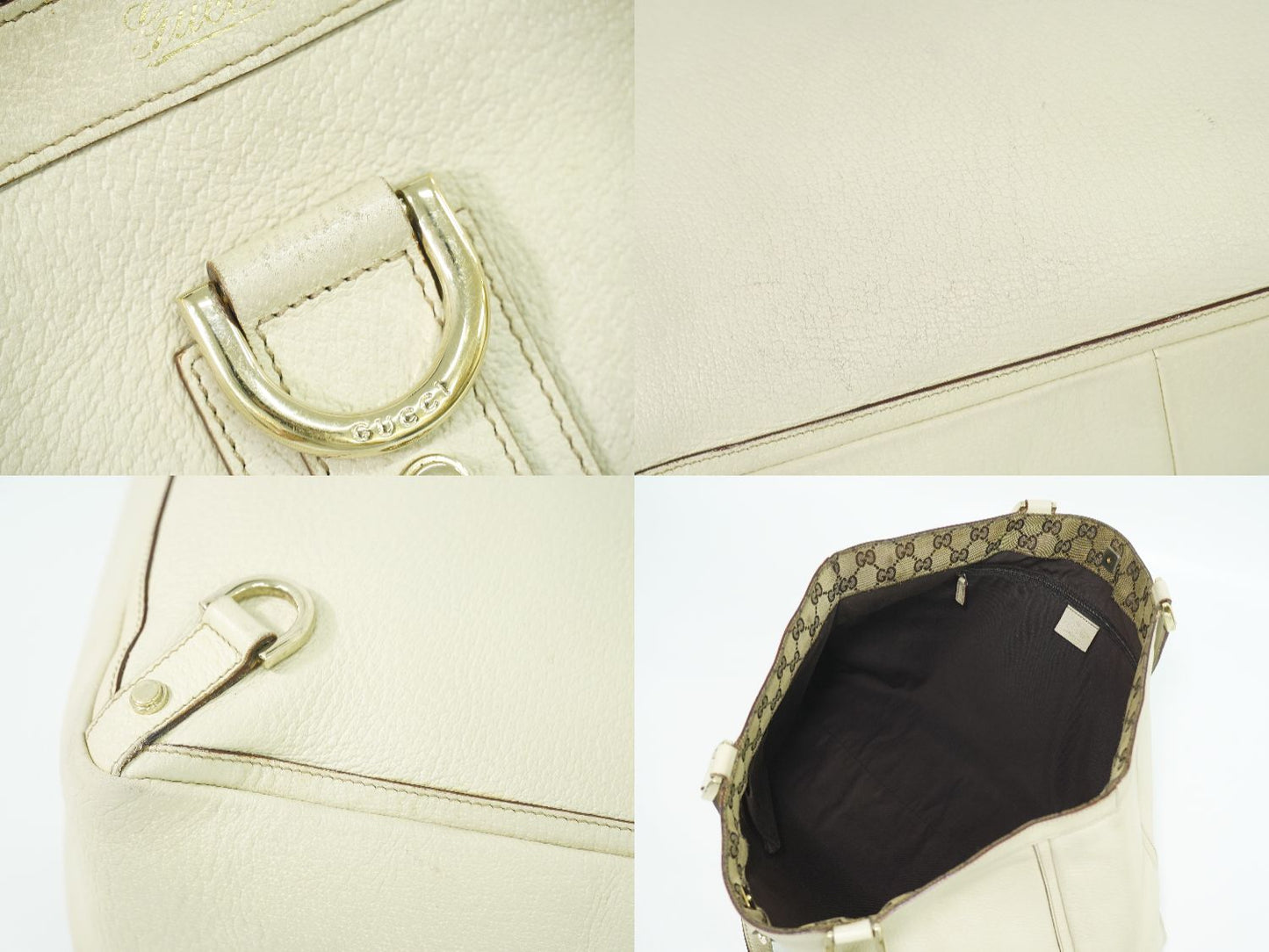 GUCCI アビー トートバッグ アイボリー 141472