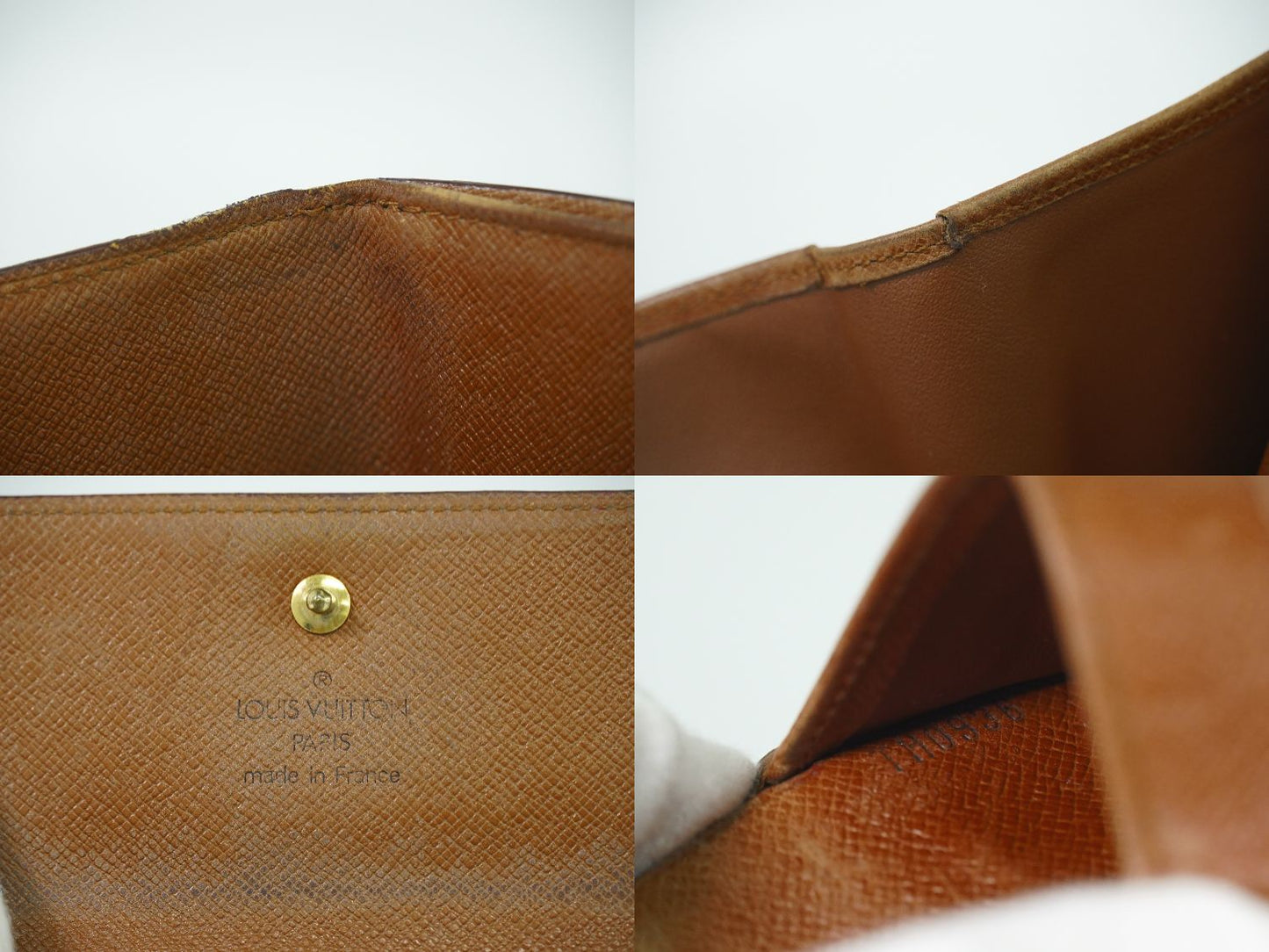 LOUIS VUITTON ポルトモネビエカルトクレディ モノグラム 折財布 M61652