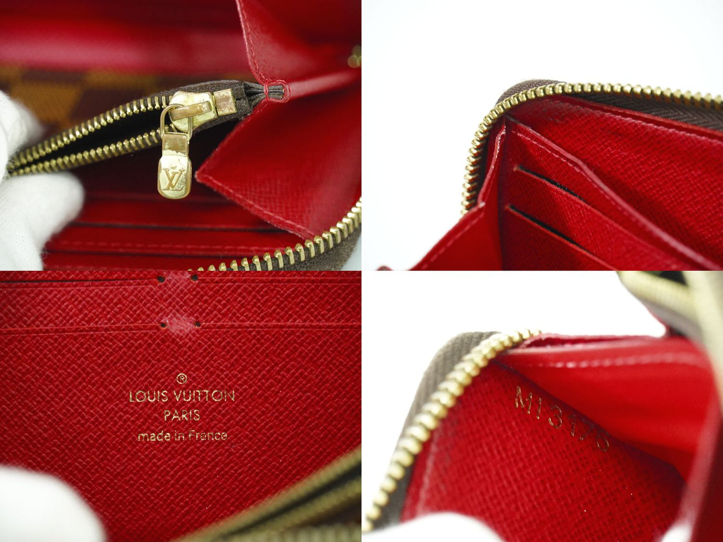 LOUIS VUITTON ポルトフォイユ クレマンス ダミエ エベヌ 長財布 N60534