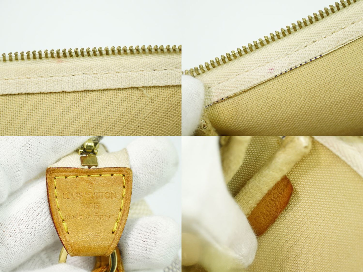 LOUIS VUITTON ポシェットアクセソワール ダミエ アズール アクセサリーポーチ N51986