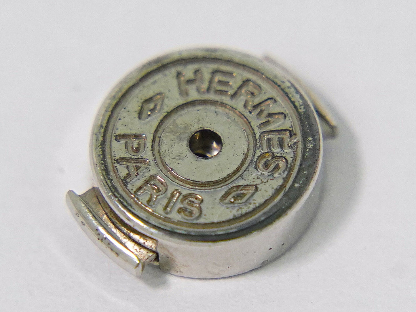 HERMES Hキューブ ピアス メタル
