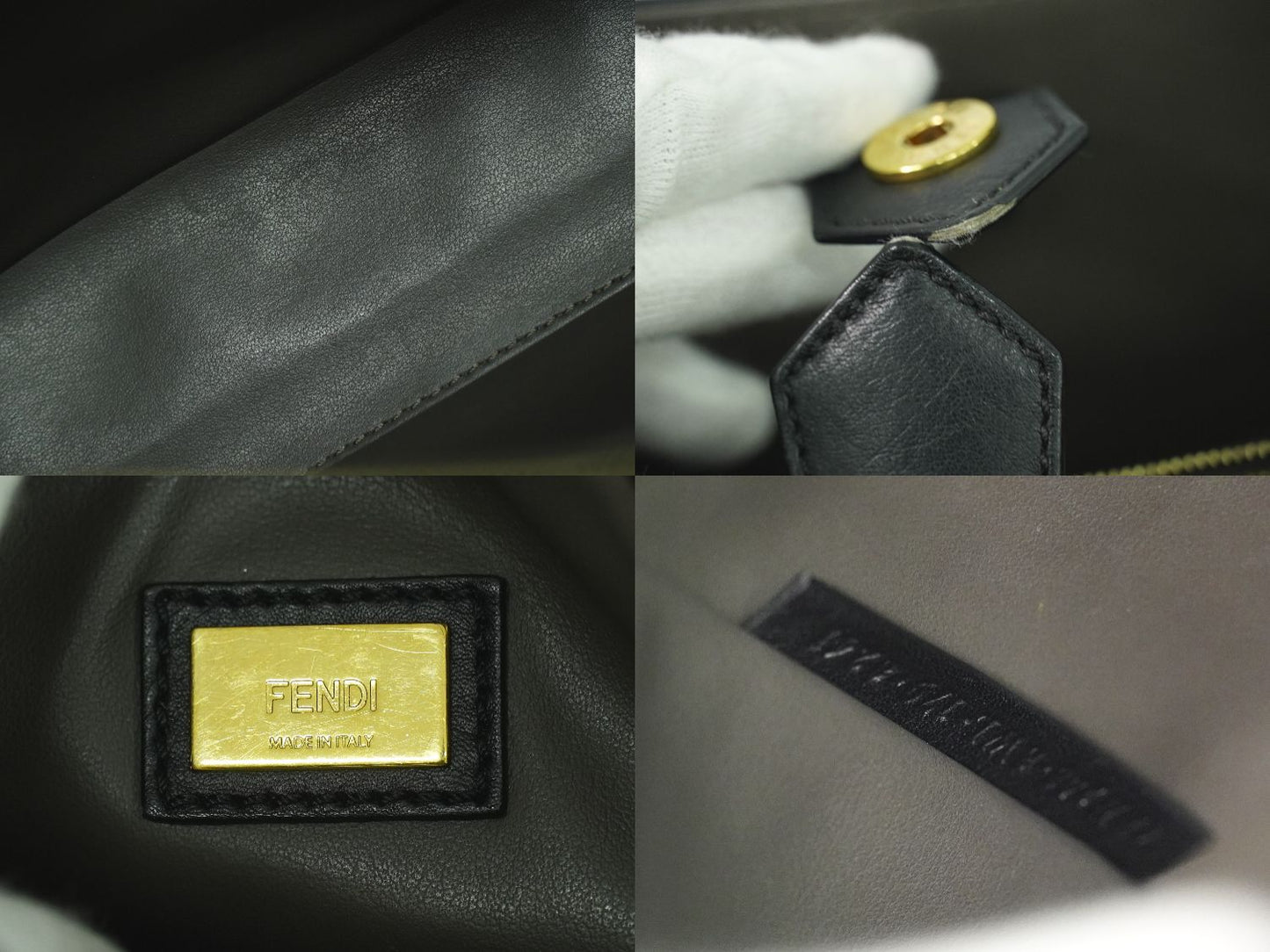 FENDI プチ トゥージュール 2WAY ショルダーバッグ ブラック 8BH253