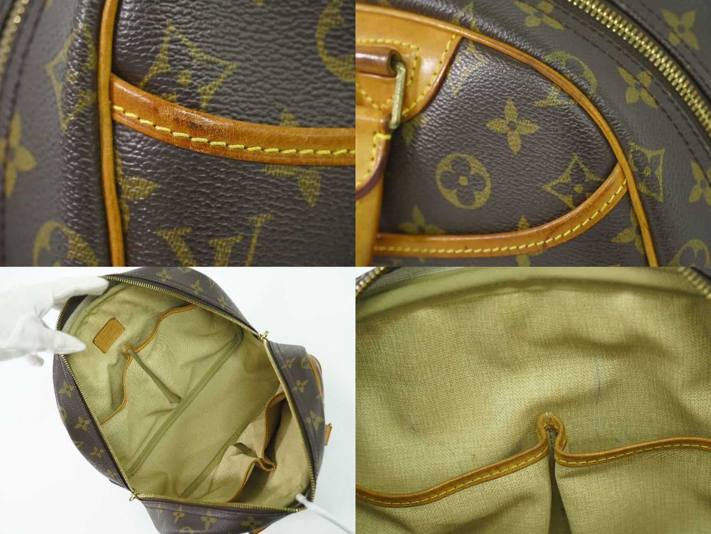 LOUIS VUITTON トゥルーヴィル モノグラム ハンドバッグ M42228