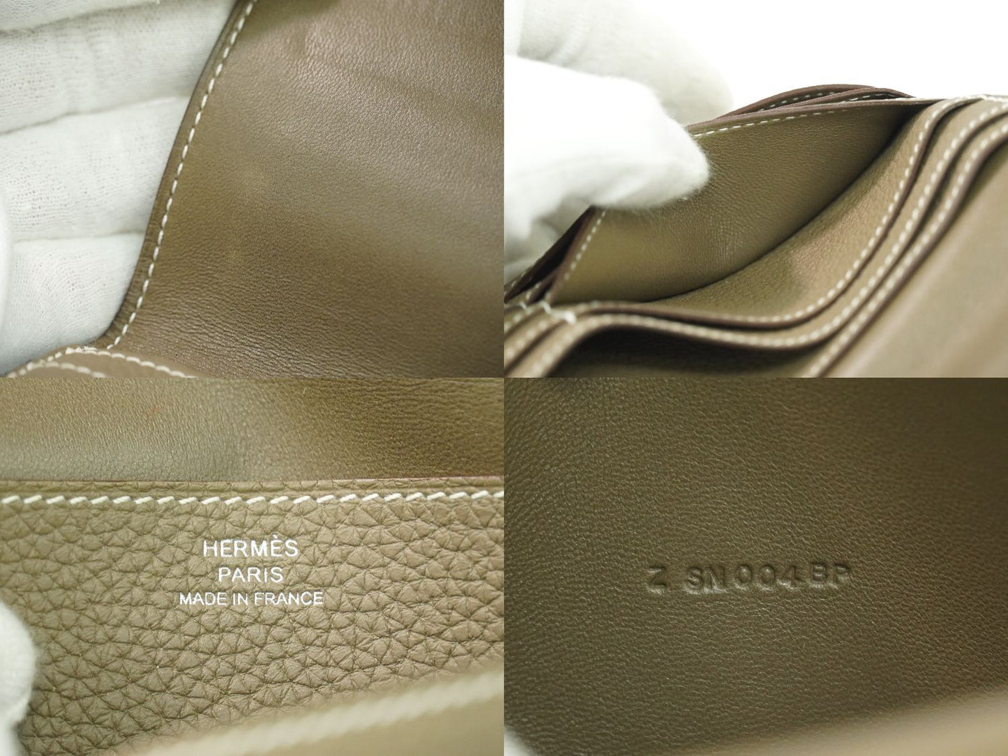 HERMES ドゴン ロング 長財布 Z刻 2021年 エトゥープ