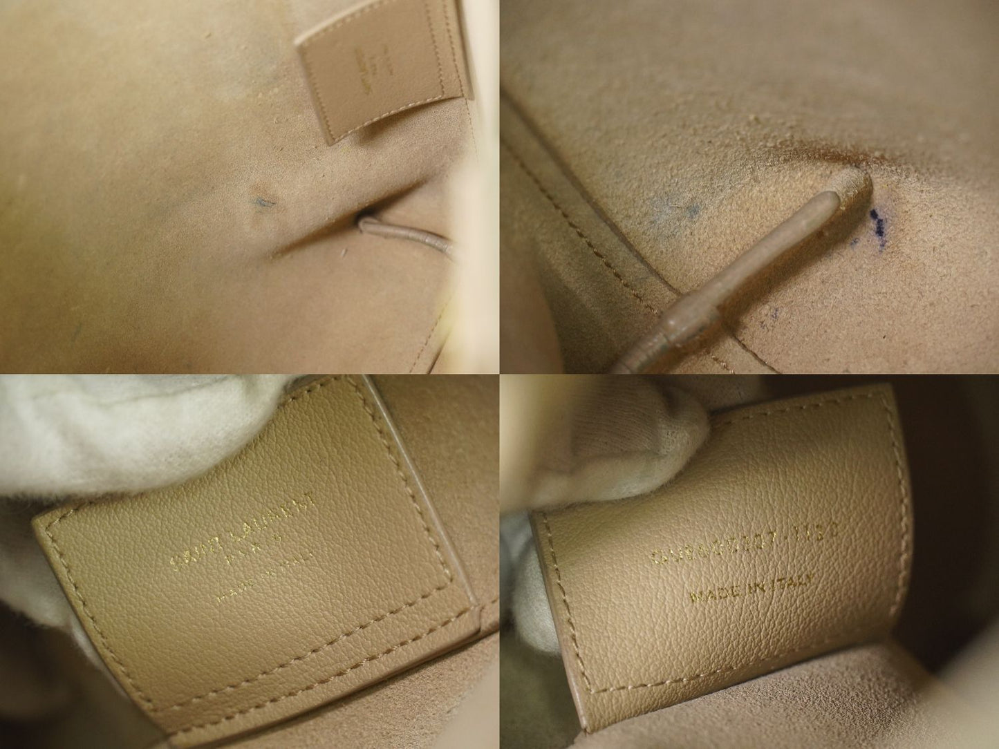 SAINT LAURENT 2WAY ショルダーバッグ ベージュ 600307