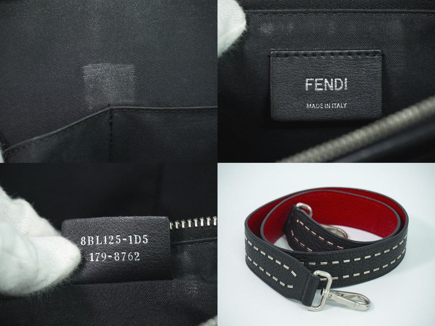 FENDI バイザウェイ ラージ 2WAY ショルダーバッグ ブラック 8BL125