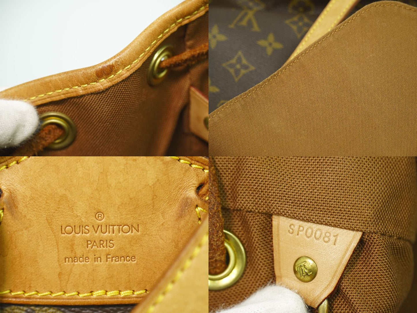 LOUIS VUITTON モンスリ MM リュックサック モノグラム M51136