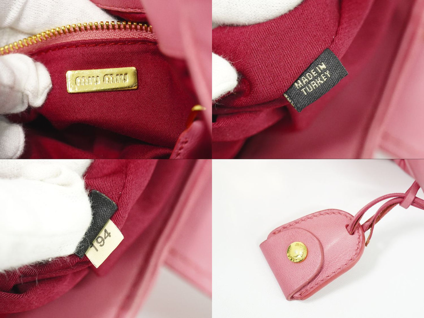 MIU MIU ハンドバッグ ピンク