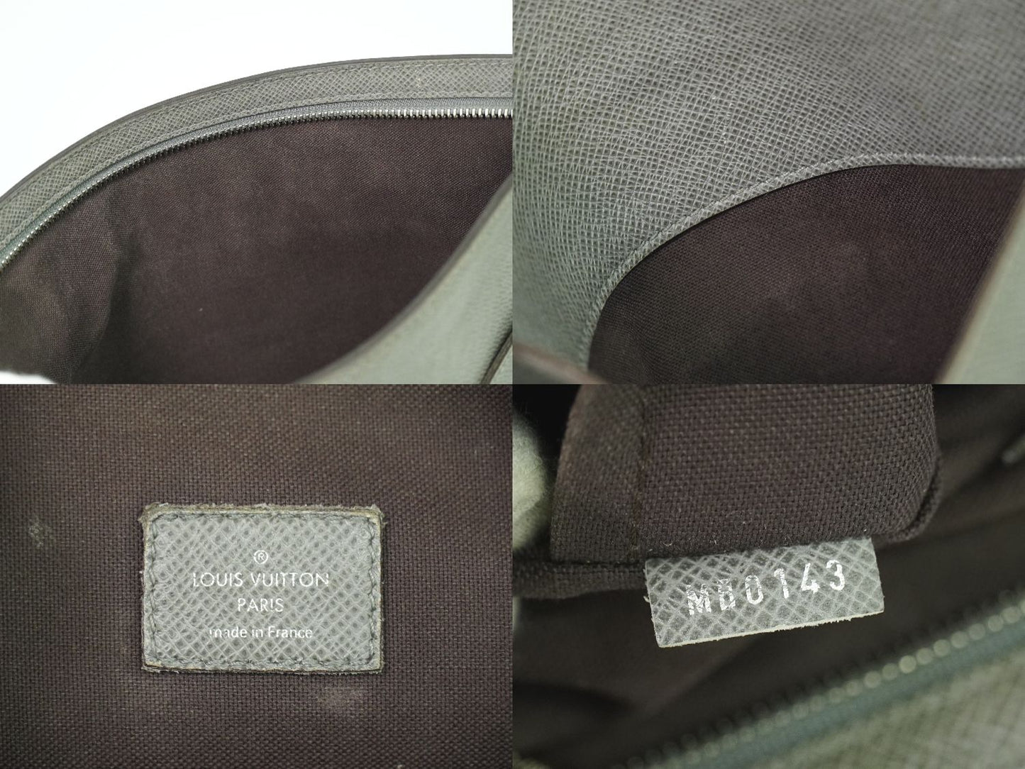 LOUIS VUITTON サシャ タイガ レザー ショルダーバッグ グラシエ M32630