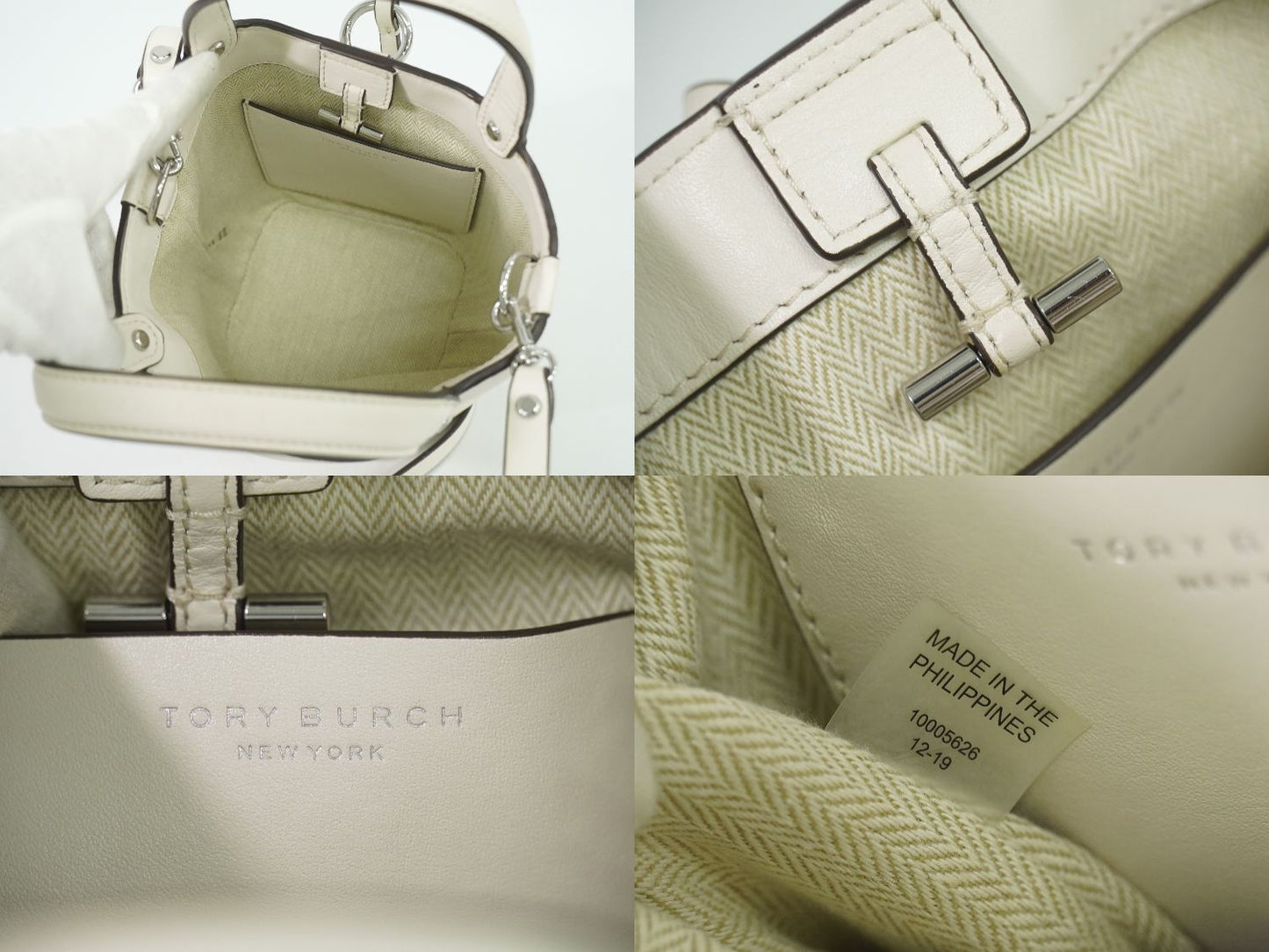 TORY BURCH 2WAY ショルダーバッグ オフホワイト