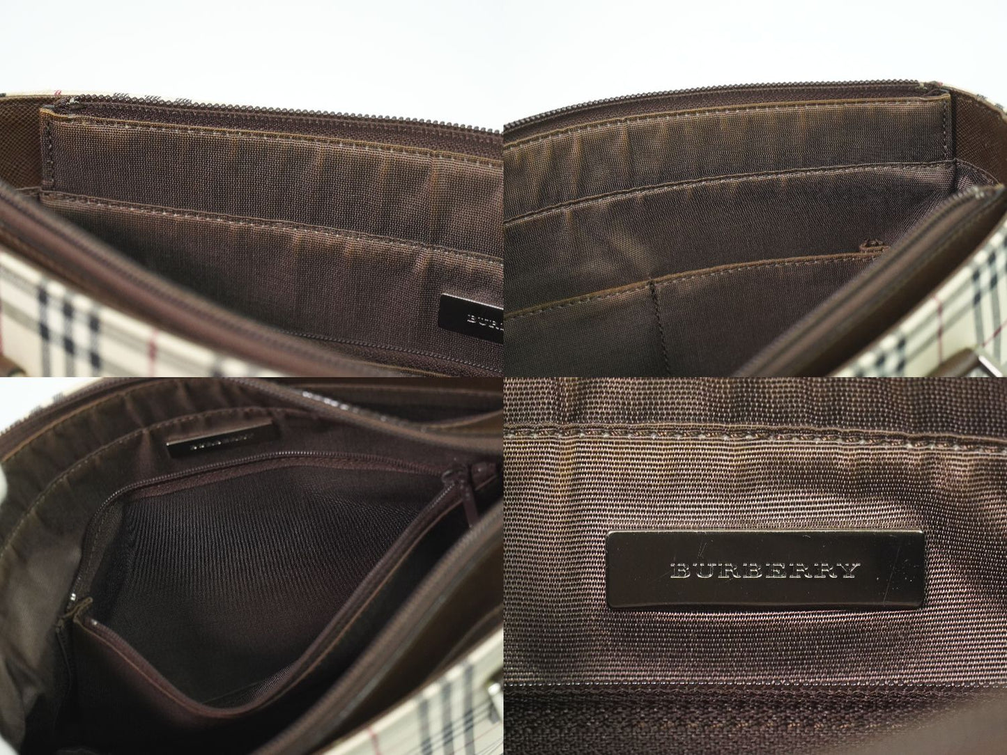 BURBERRY ノバチェック ショルダーバッグ ベージュ ブラウン