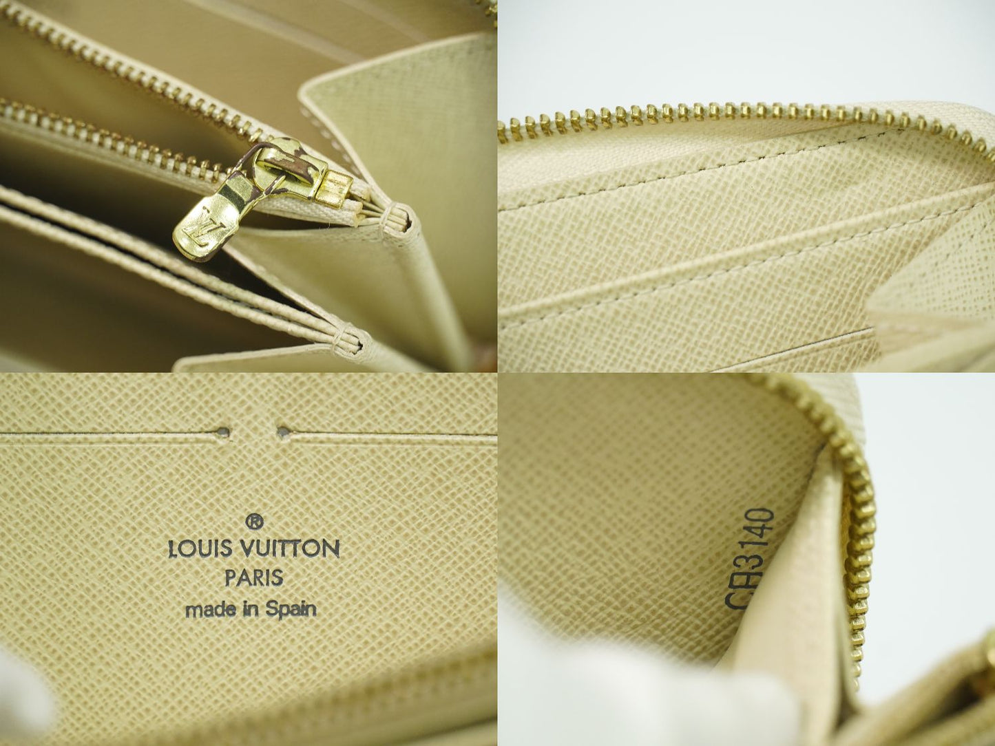 LOUIS VUITTON 旧型 ジッピーウォレット ダミエ アズール 長財布 N60019