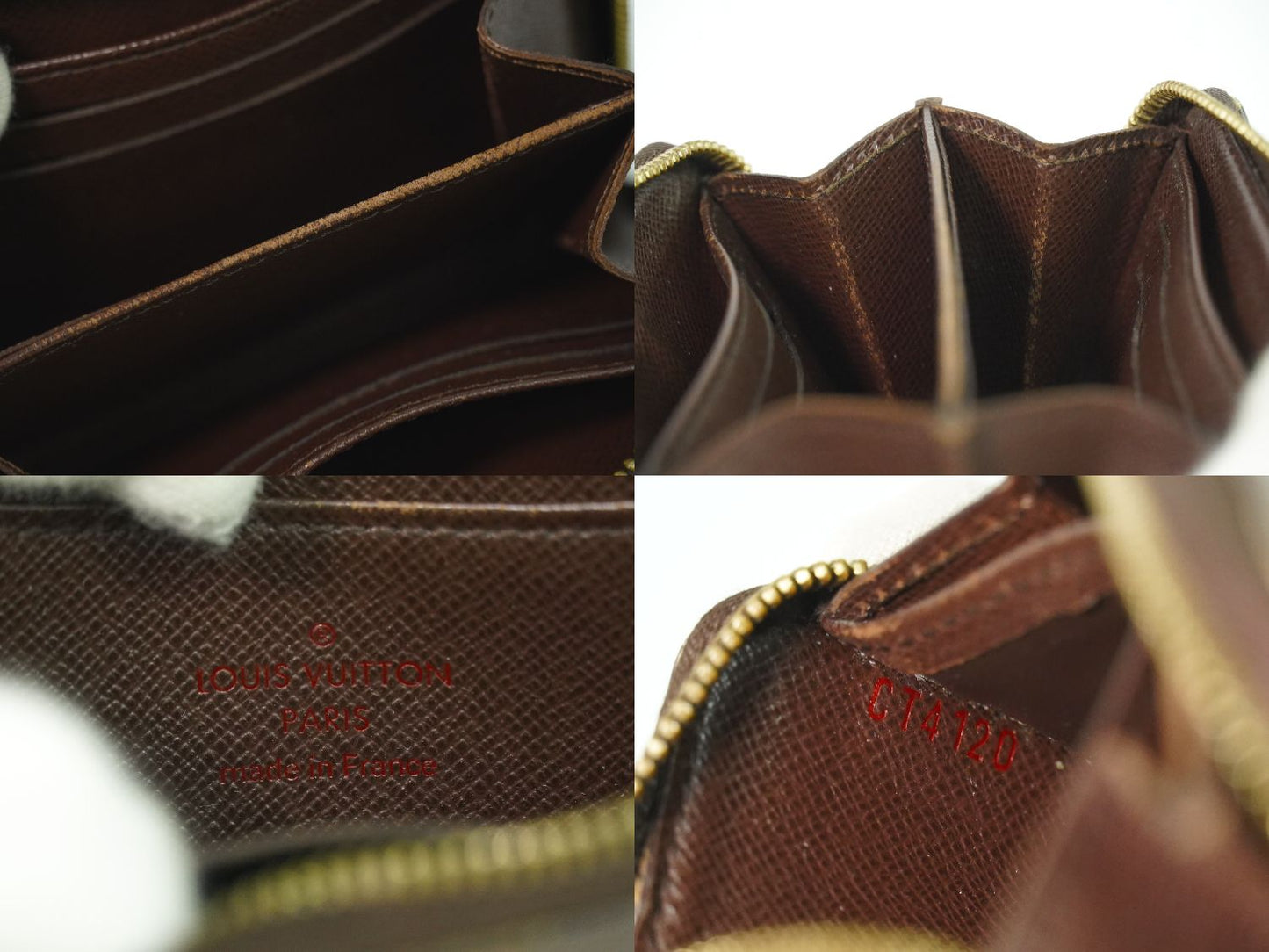 LOUIS VUITTON ジッピーコインパース ダミエ エベヌ コインケース N63070