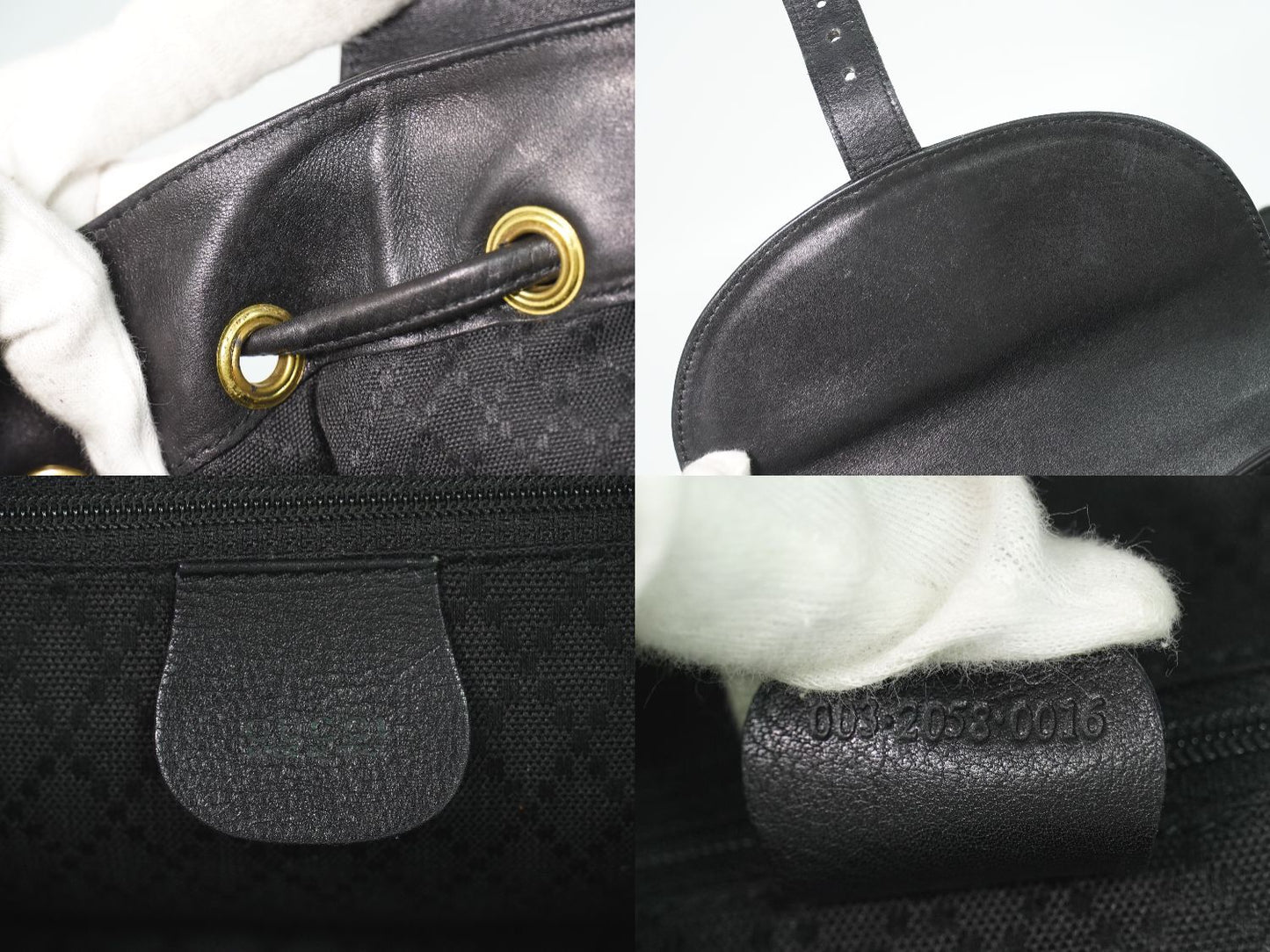 GUCCI バンブー リュックサック ブラック